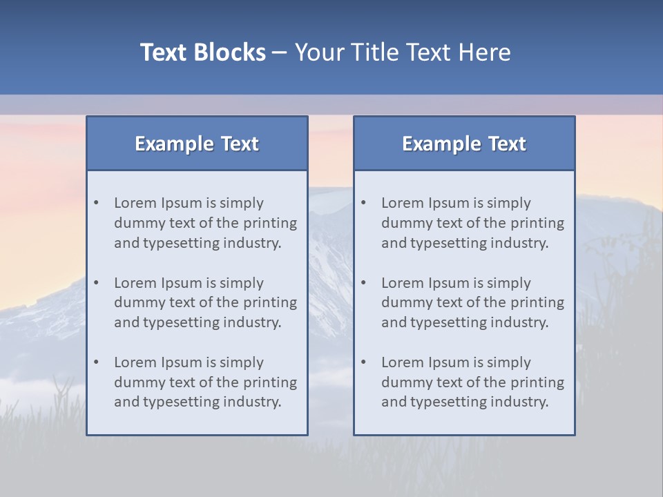 Life Land Vacation PowerPoint Template