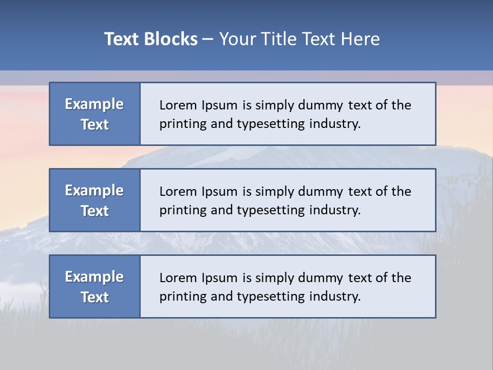 Life Land Vacation PowerPoint Template
