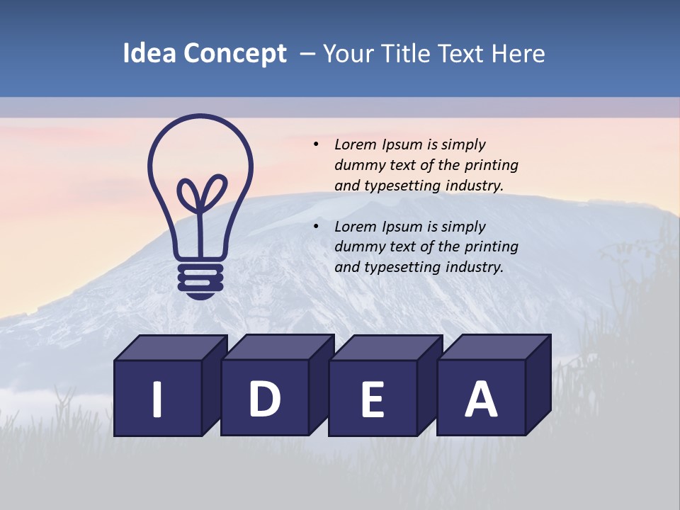 Life Land Vacation PowerPoint Template