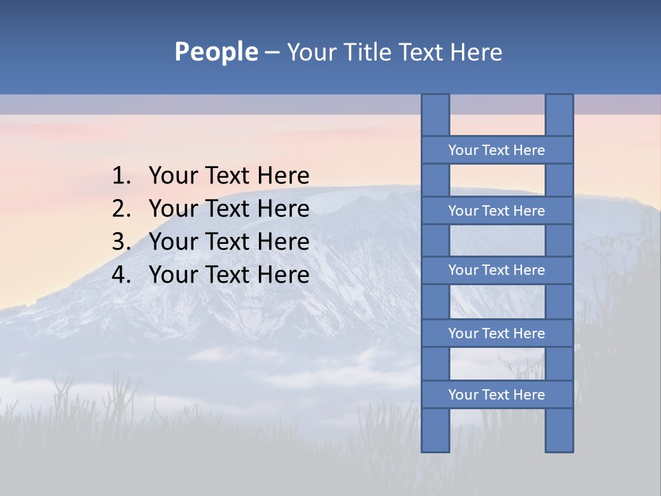 Life Land Vacation PowerPoint Template