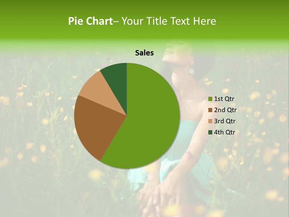 Spring Dreaming Person PowerPoint Template