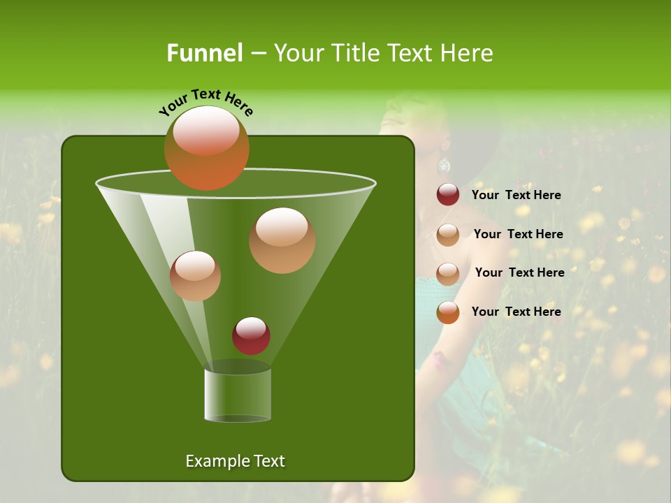 Spring Dreaming Person PowerPoint Template