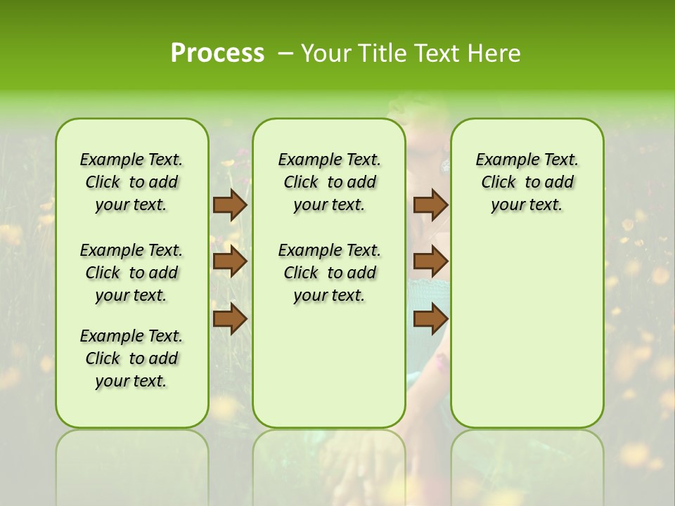 Spring Dreaming Person PowerPoint Template