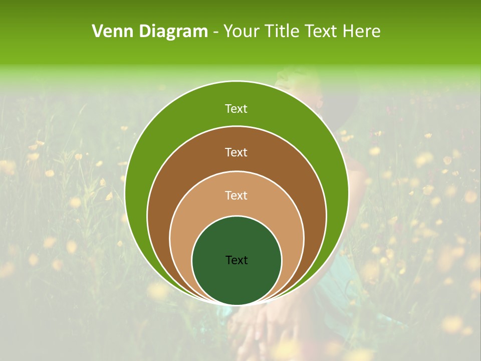 Spring Dreaming Person PowerPoint Template