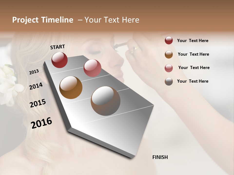 Eye Fashion Preparation PowerPoint Template