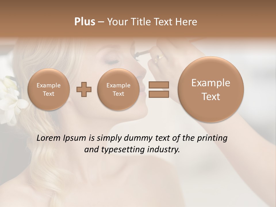 Eye Fashion Preparation PowerPoint Template