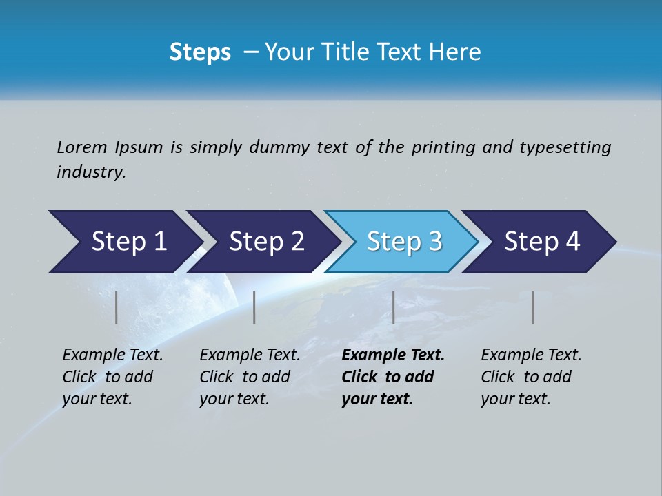 Expansion Sun Earth PowerPoint Template