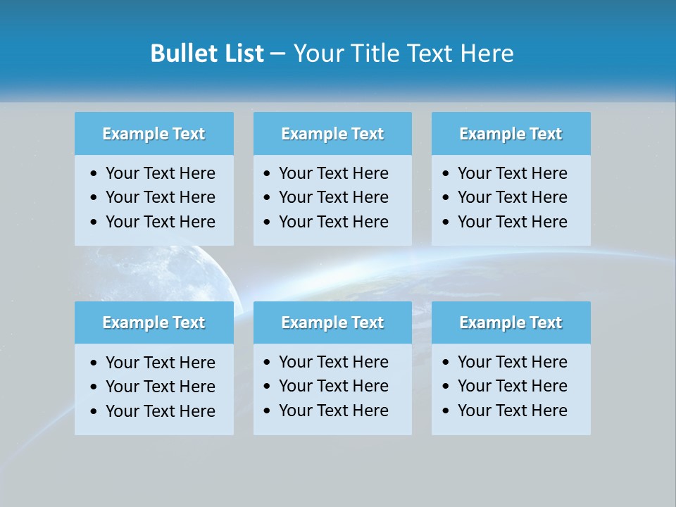 Expansion Sun Earth PowerPoint Template
