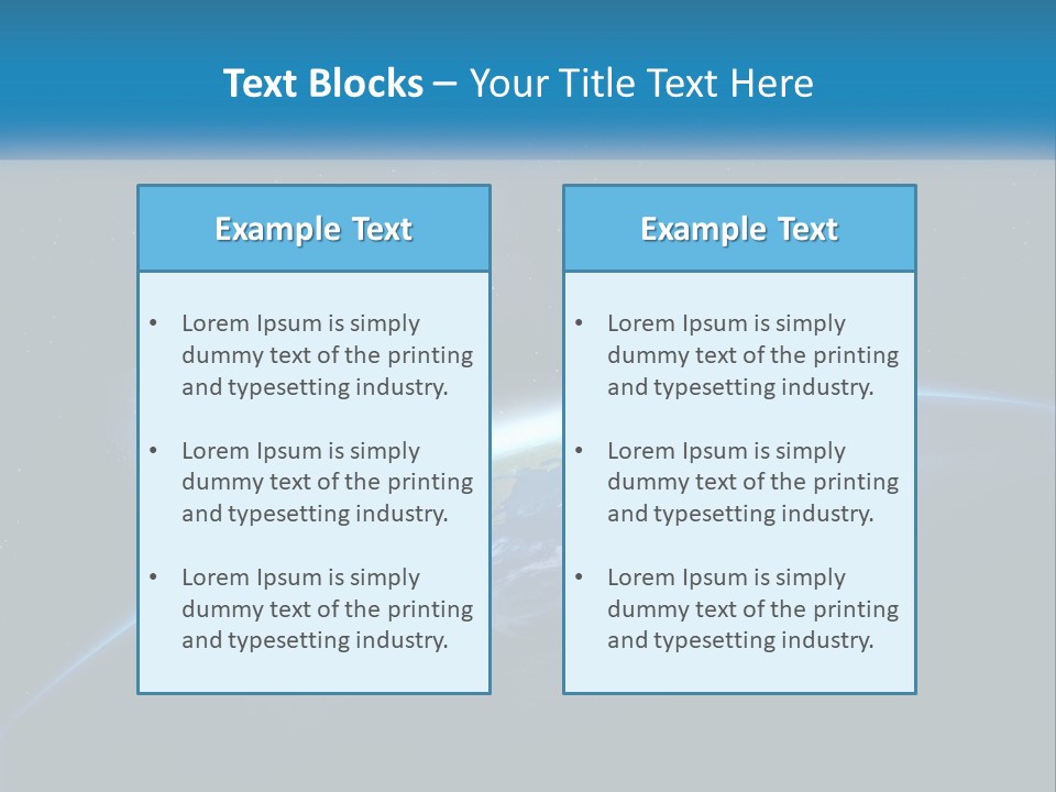 Expansion Sun Earth PowerPoint Template