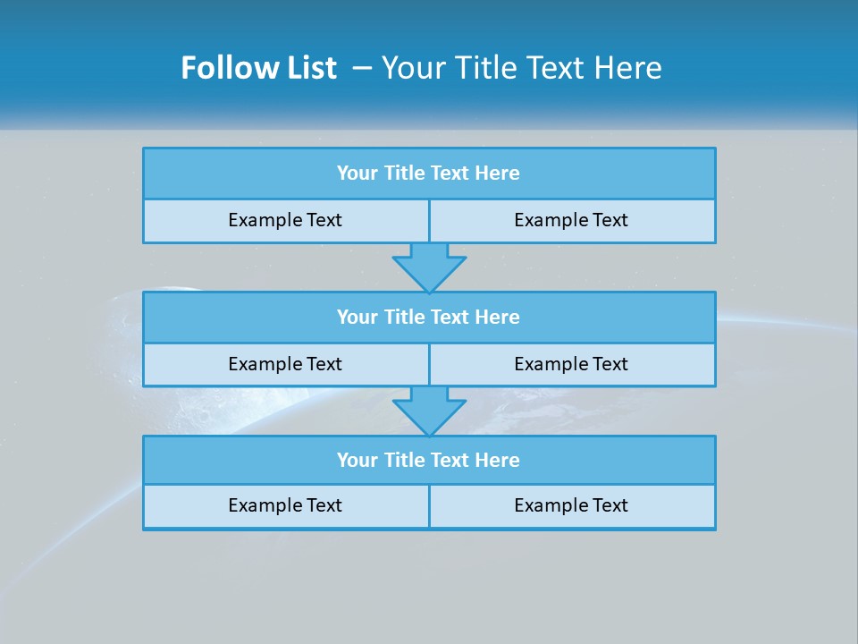 Expansion Sun Earth PowerPoint Template