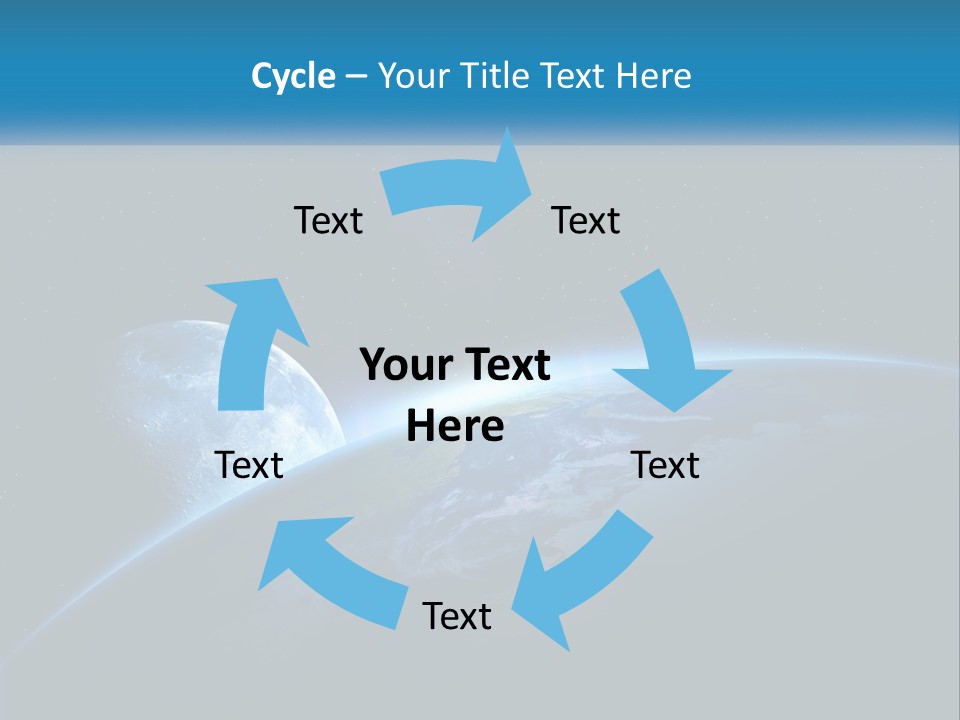 Expansion Sun Earth PowerPoint Template