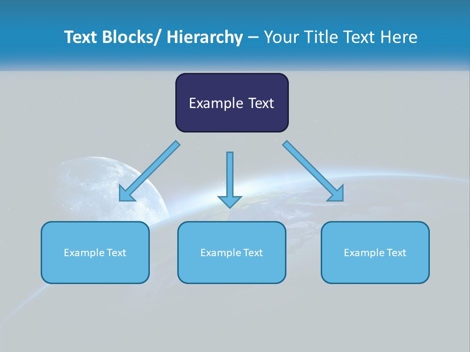 Expansion Sun Earth PowerPoint Template