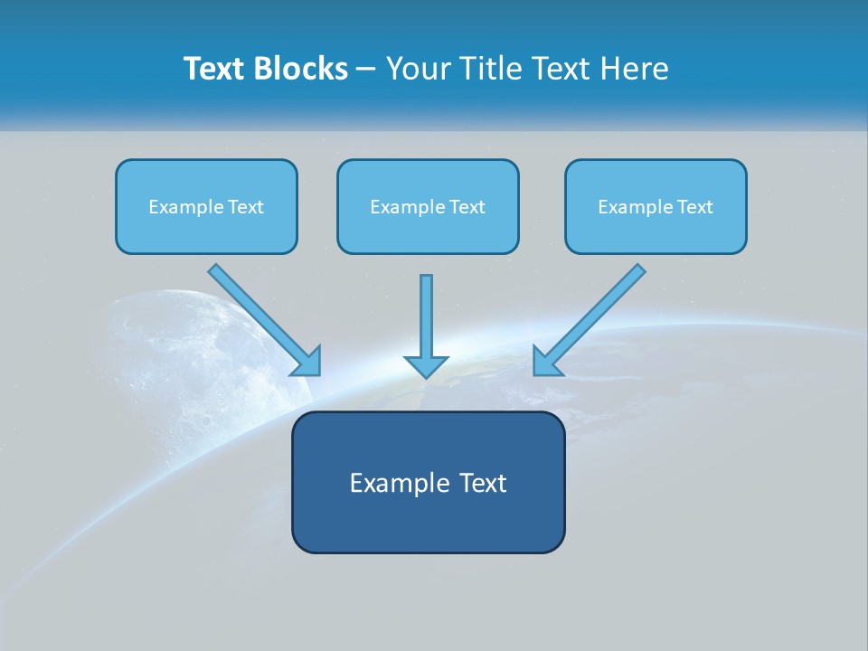 Expansion Sun Earth PowerPoint Template
