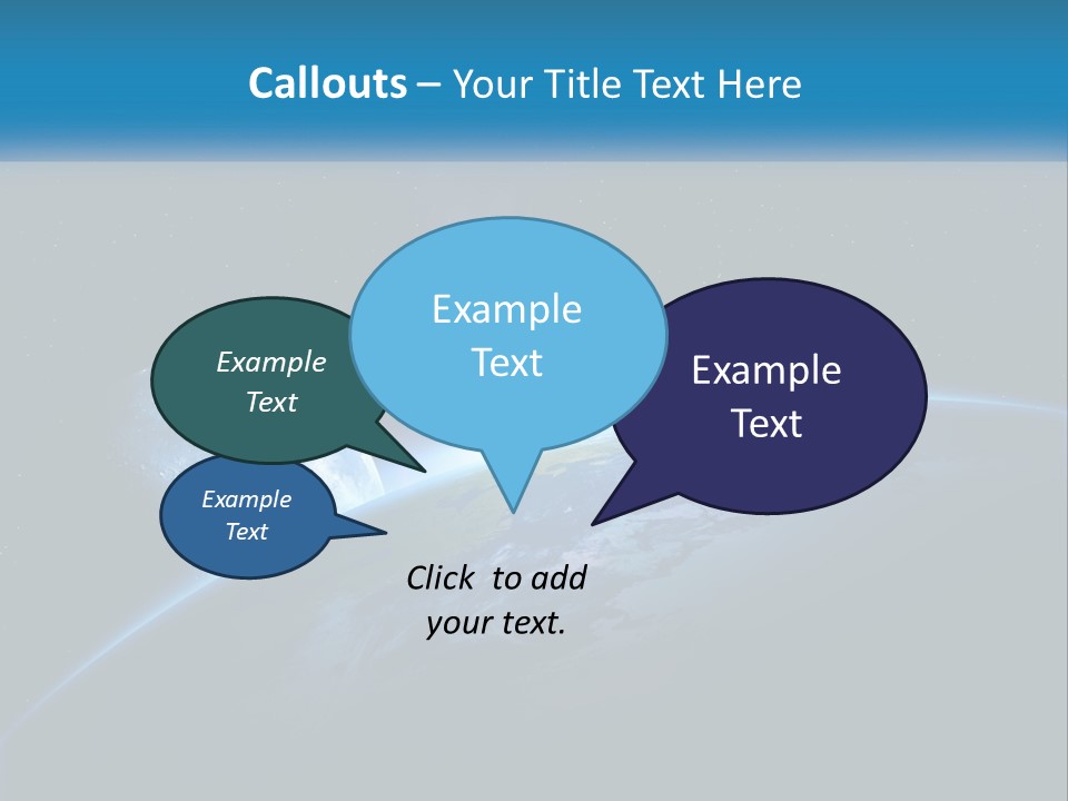 Expansion Sun Earth PowerPoint Template