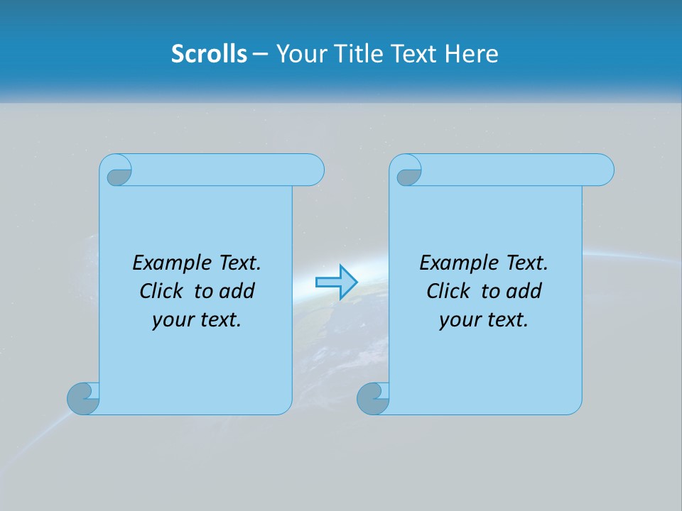 Expansion Sun Earth PowerPoint Template