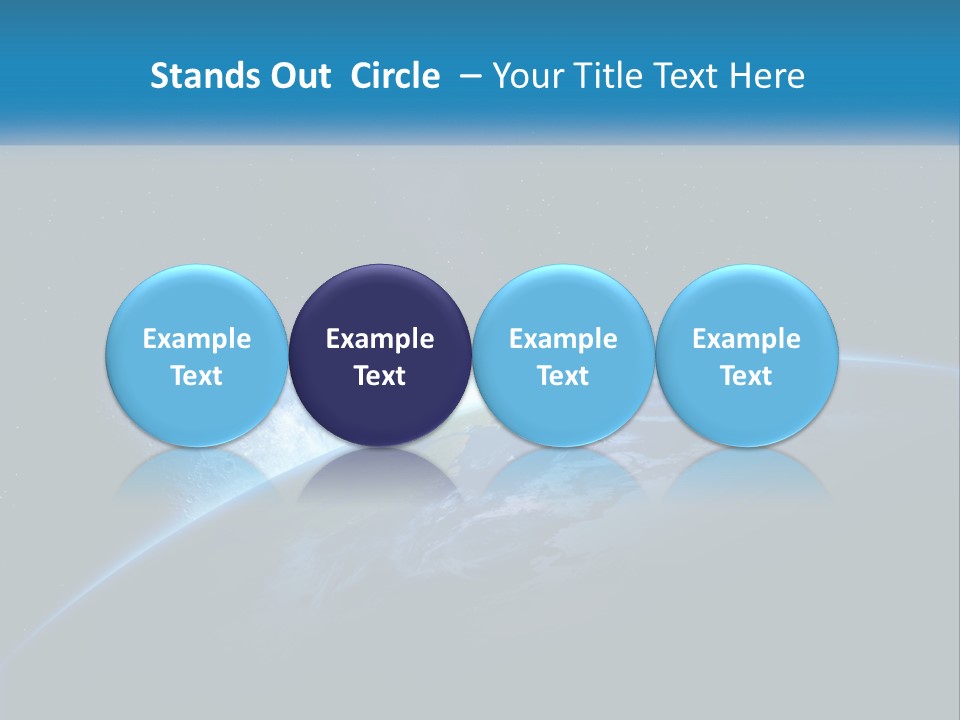 Expansion Sun Earth PowerPoint Template
