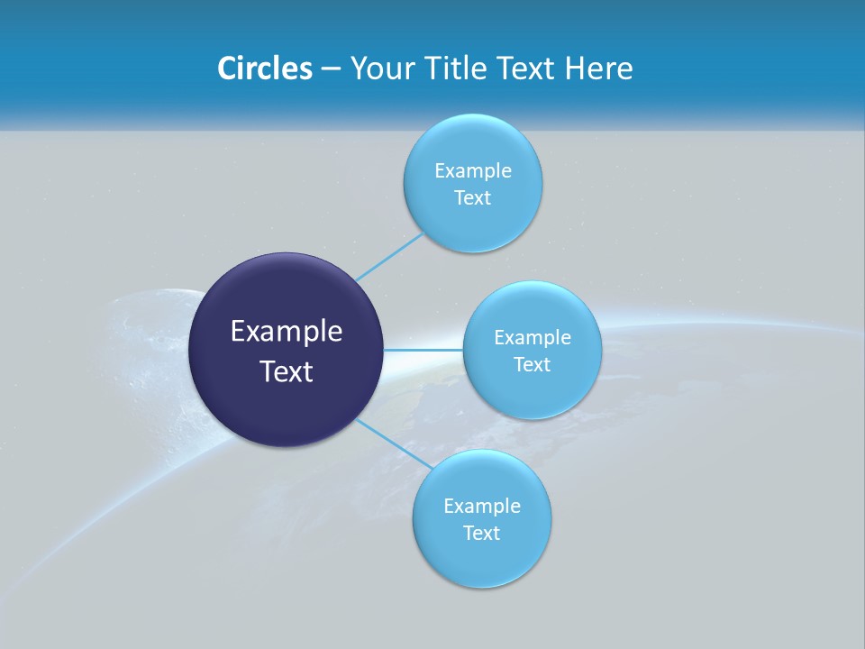 Expansion Sun Earth PowerPoint Template