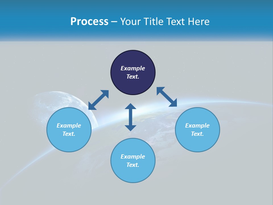 Expansion Sun Earth PowerPoint Template