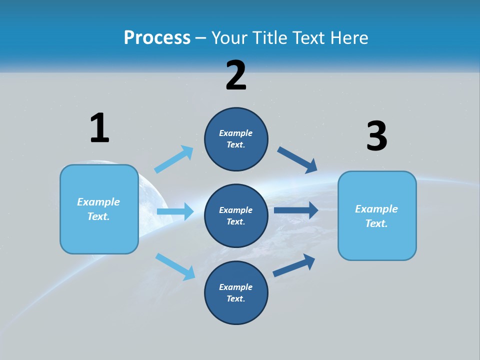 Expansion Sun Earth PowerPoint Template