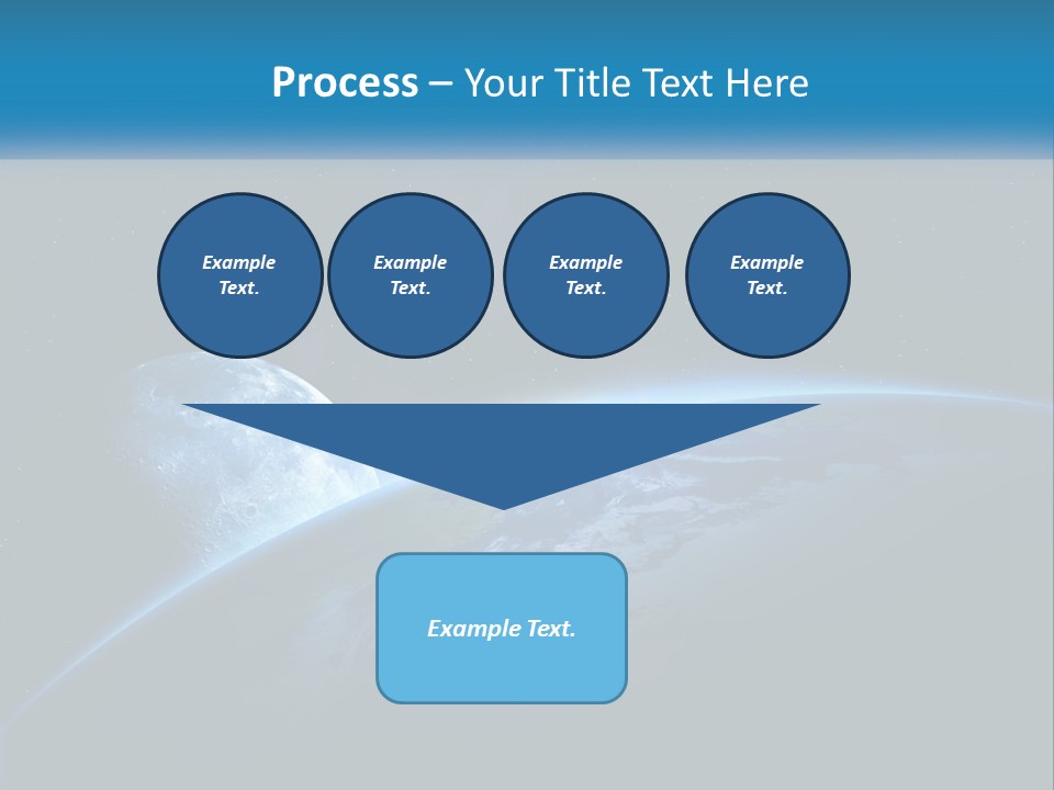 Expansion Sun Earth PowerPoint Template