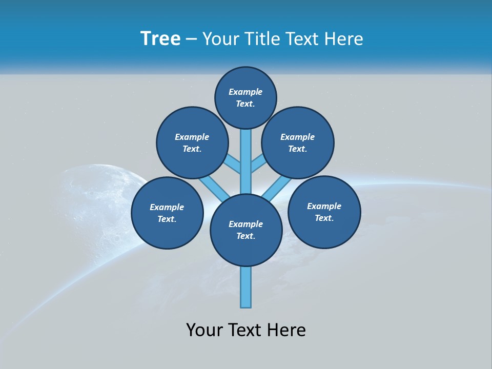 Expansion Sun Earth PowerPoint Template