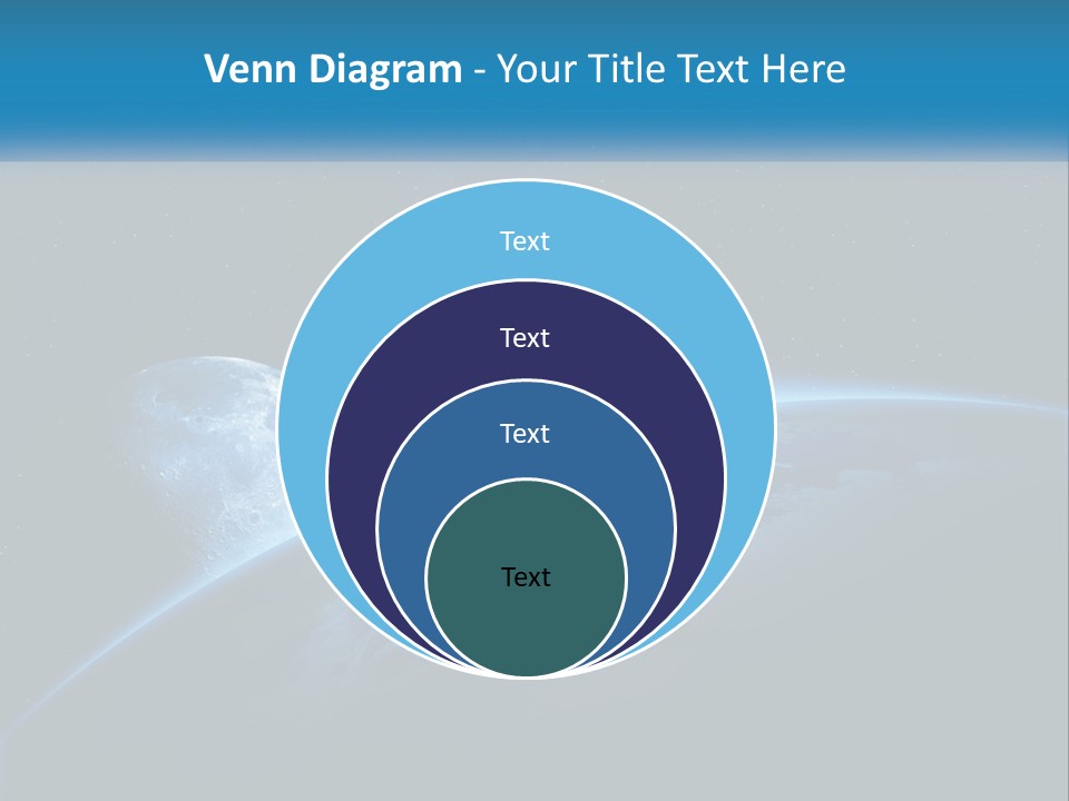 Expansion Sun Earth PowerPoint Template