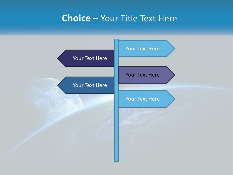 Expansion Sun Earth PowerPoint Template