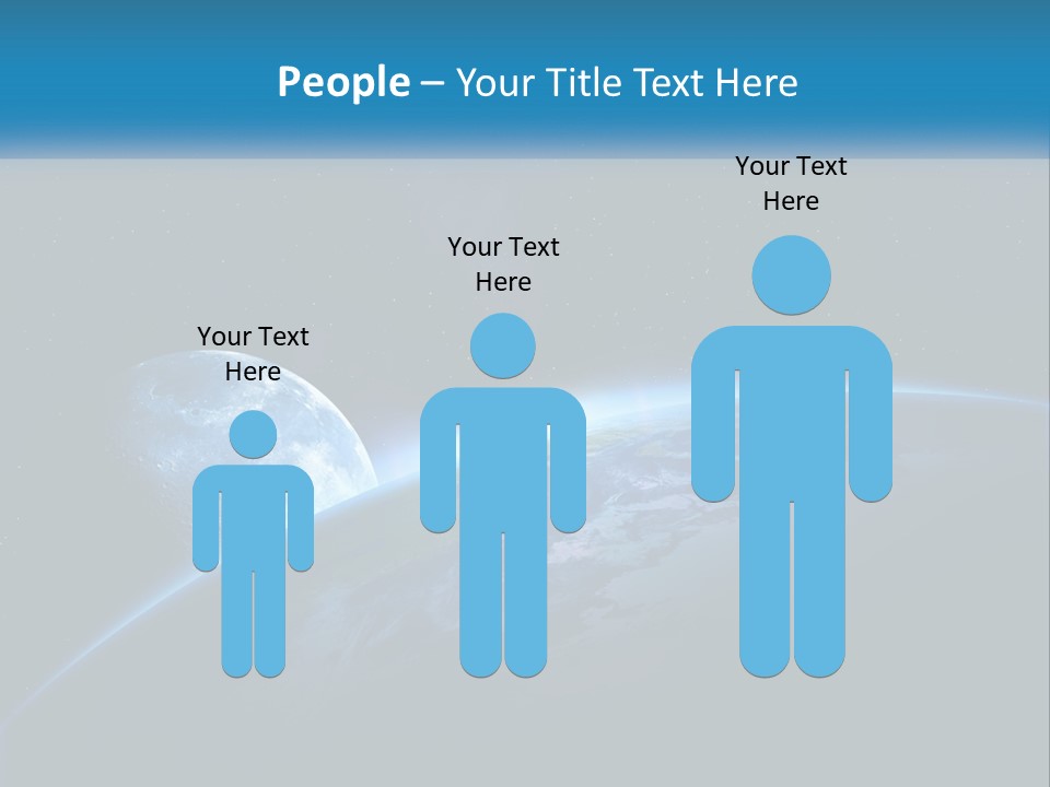 Expansion Sun Earth PowerPoint Template