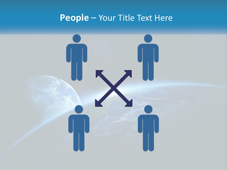 Expansion Sun Earth PowerPoint Template