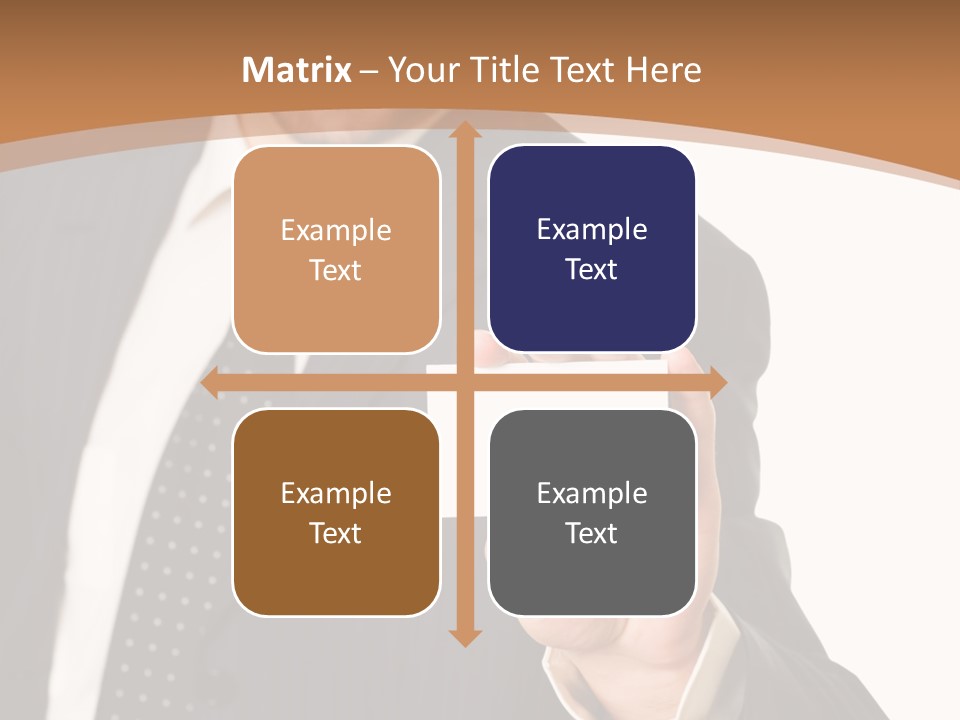 Card Meeting Blank PowerPoint Template