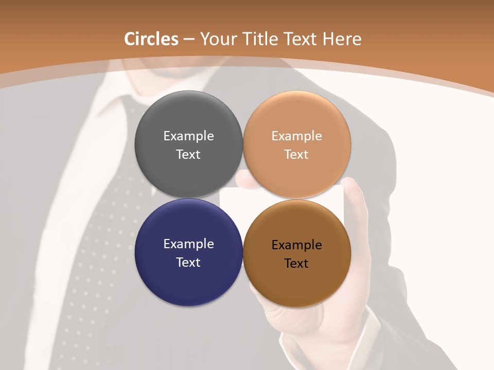 Card Meeting Blank PowerPoint Template