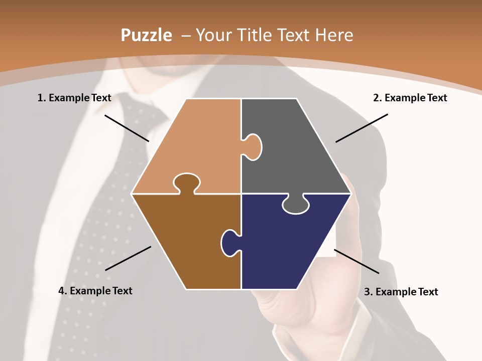 Card Meeting Blank PowerPoint Template