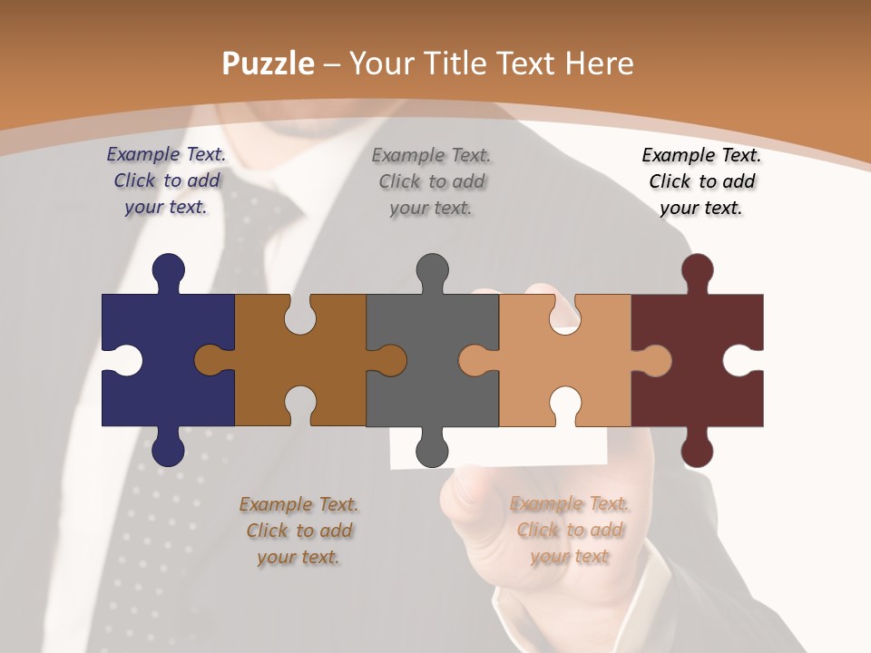 Card Meeting Blank PowerPoint Template