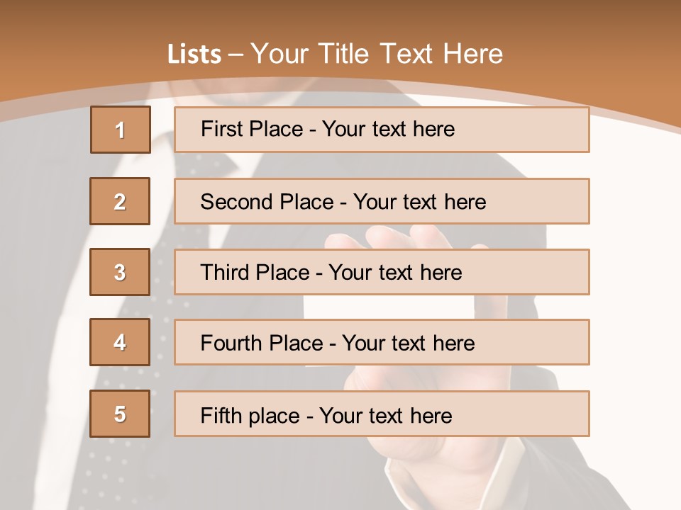 Card Meeting Blank PowerPoint Template