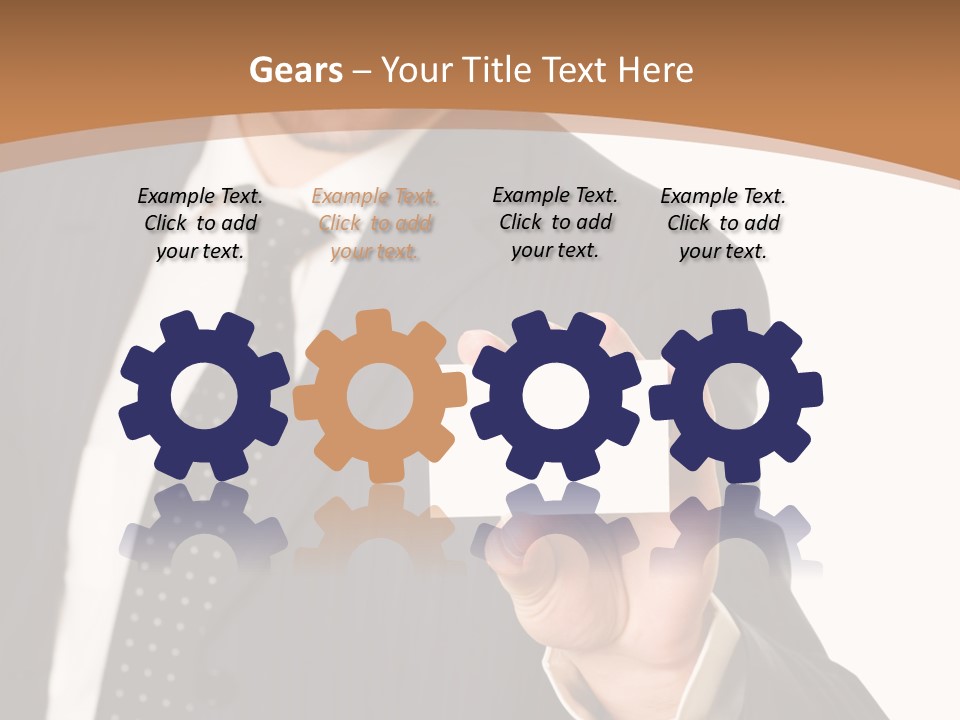 Card Meeting Blank PowerPoint Template