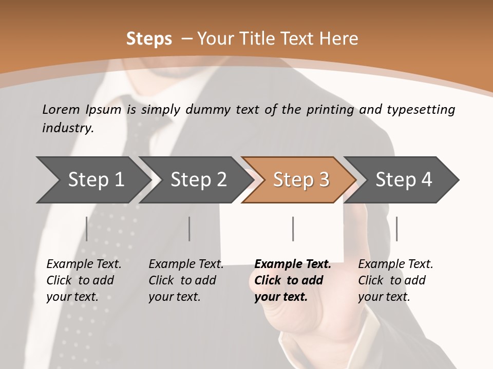 Card Meeting Blank PowerPoint Template