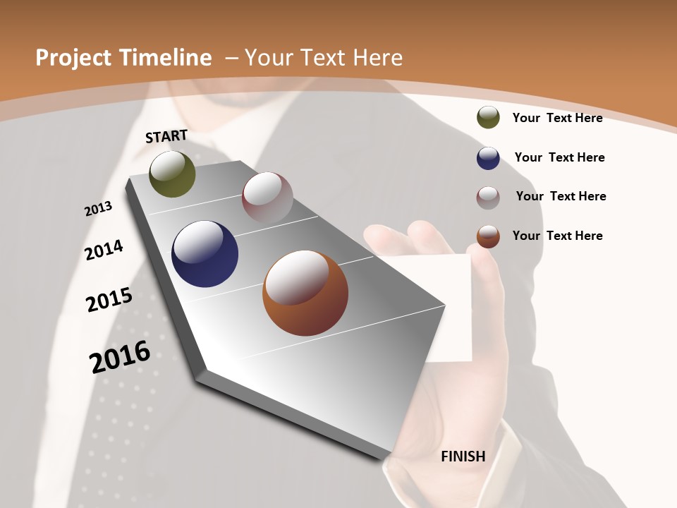 Card Meeting Blank PowerPoint Template