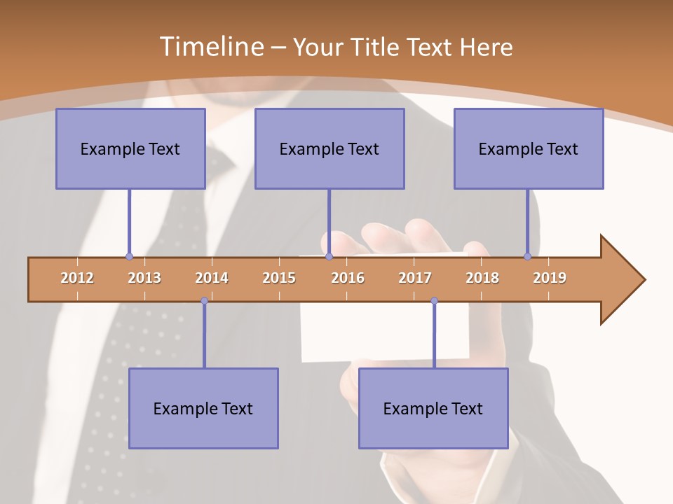 Card Meeting Blank PowerPoint Template
