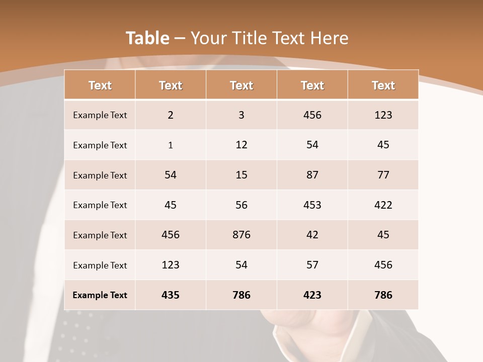 Card Meeting Blank PowerPoint Template