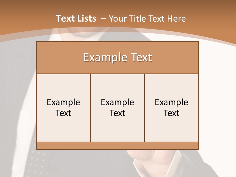 Card Meeting Blank PowerPoint Template