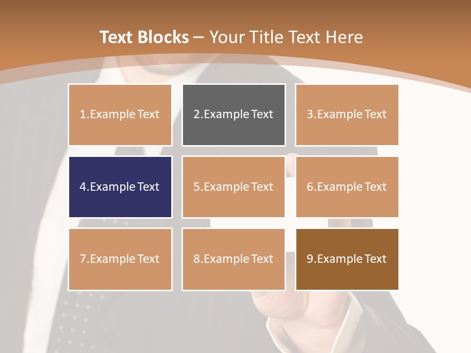 Card Meeting Blank PowerPoint Template