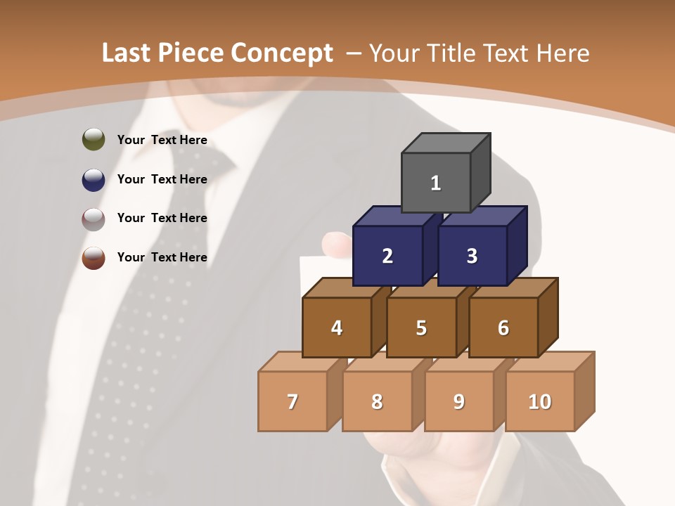 Card Meeting Blank PowerPoint Template