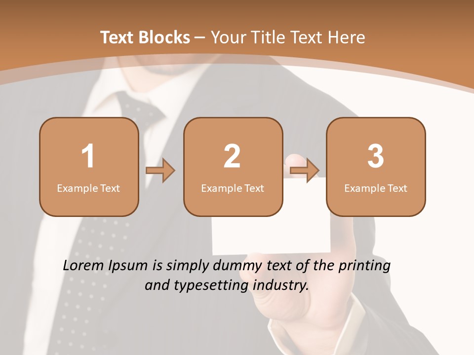 Card Meeting Blank PowerPoint Template
