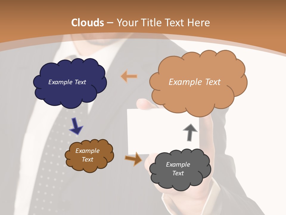 Card Meeting Blank PowerPoint Template