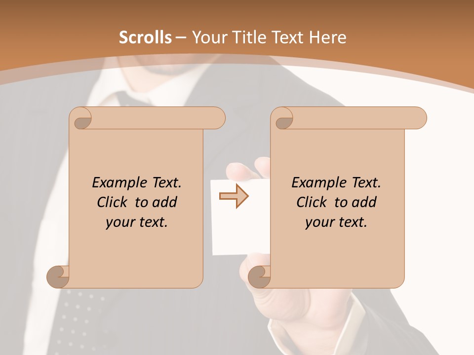 Card Meeting Blank PowerPoint Template