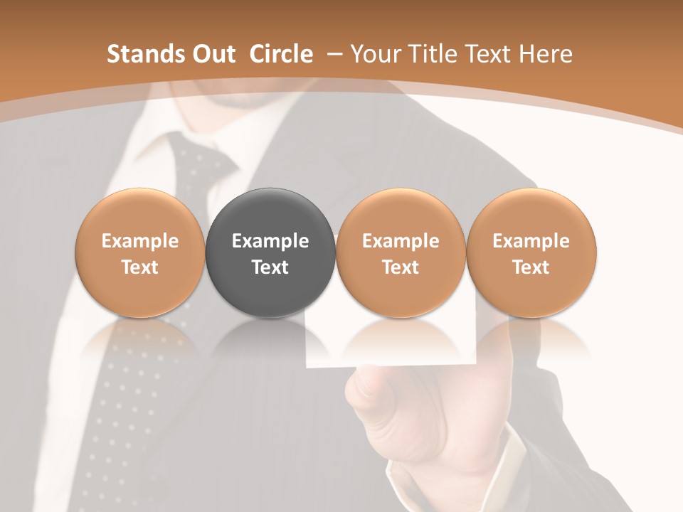 Card Meeting Blank PowerPoint Template