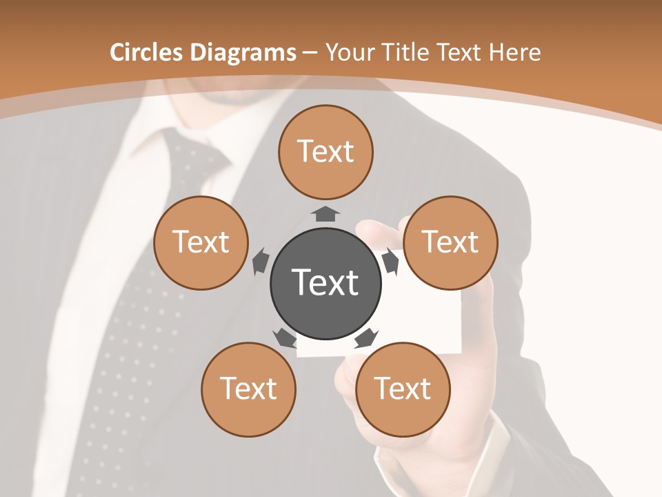 Card Meeting Blank PowerPoint Template