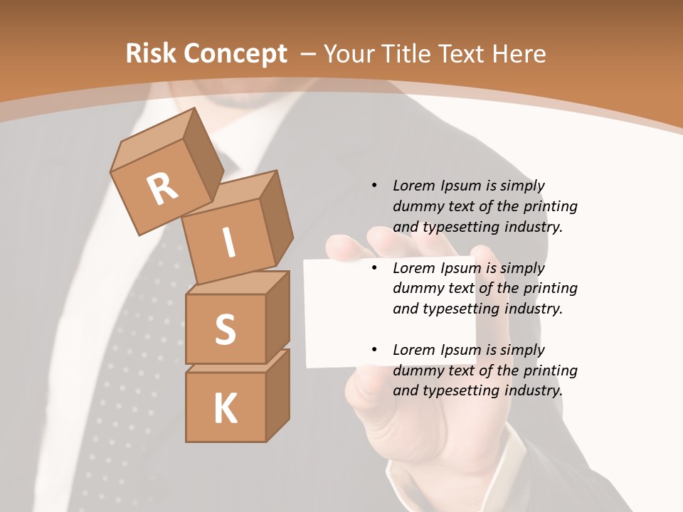 Card Meeting Blank PowerPoint Template