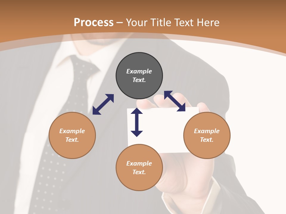 Card Meeting Blank PowerPoint Template