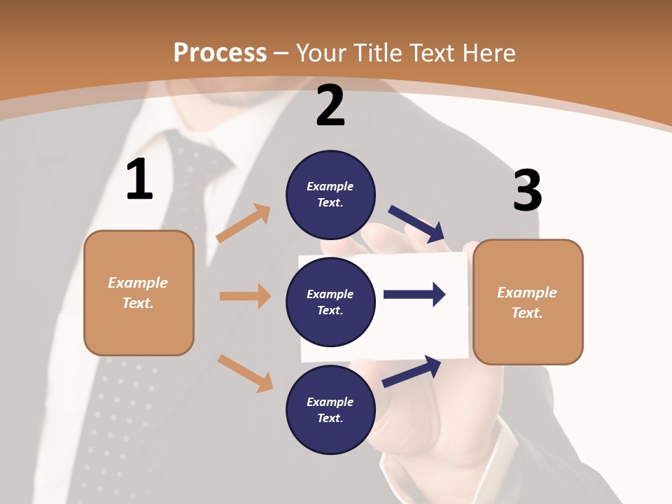 Card Meeting Blank PowerPoint Template
